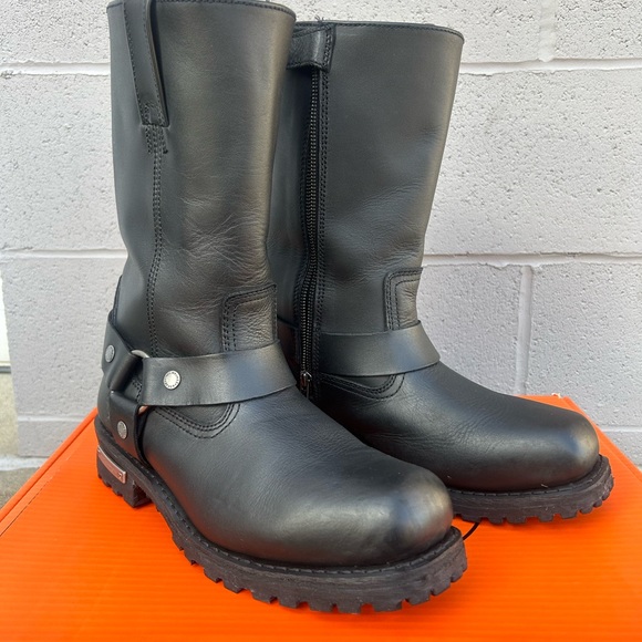 Milwaukee Leather Men’s Harness Boots - Picture 1 of 9